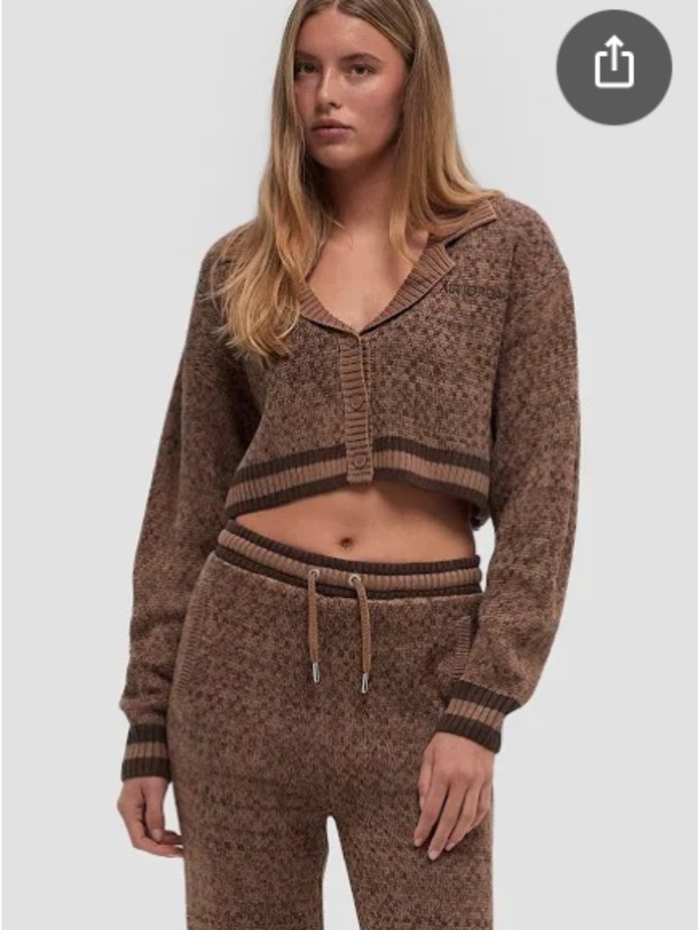 Air Jordan Cropped Knit Cardigan *NEW